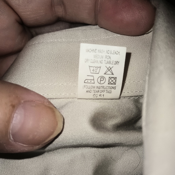 Balmain Paris White Textured Button Down Dress Shirt Size M 39-40 - Picture 5 of 6